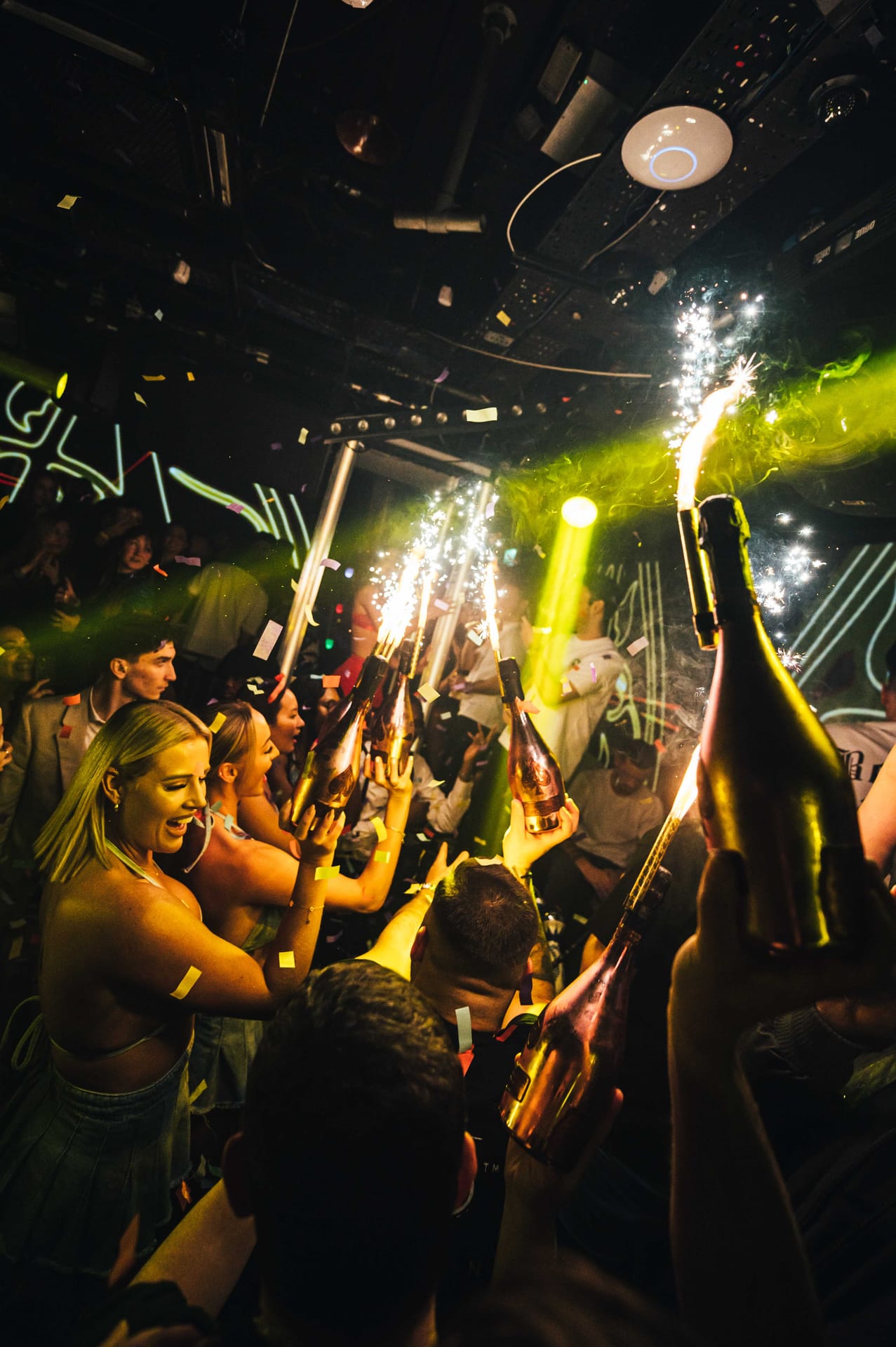 Inside a Mayfair Thursday: smaller queues, sharper crowd, full back room